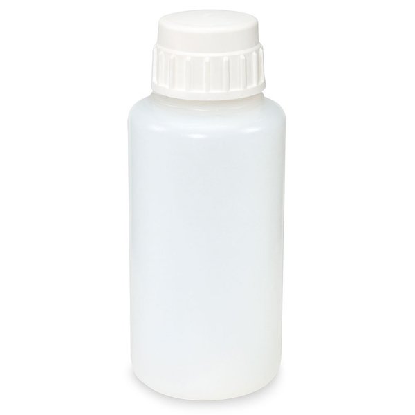 Globe Scientific Vacuum Bottle, Heavy Duty, PP, 1 Liter, White PP 53mm Screw Cap, 2PK 7081000